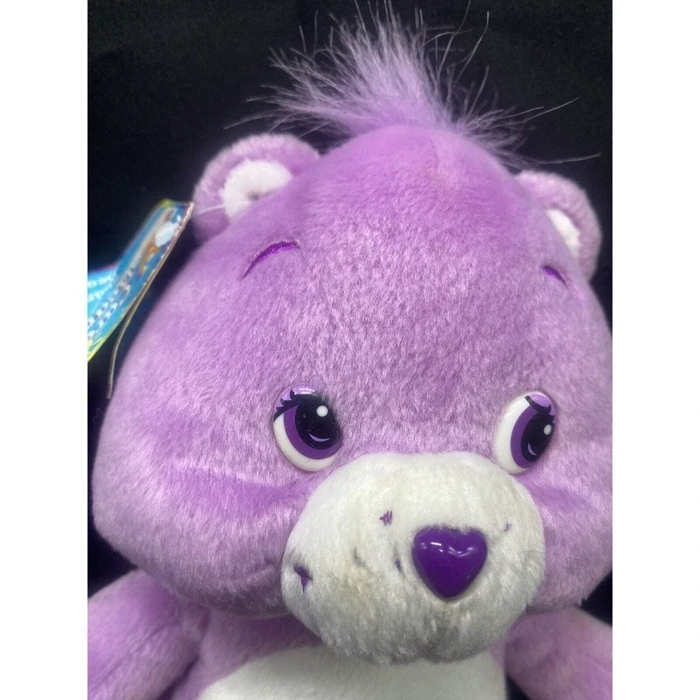 Vtg Care Bears Share Bear Lollipops Purple 10